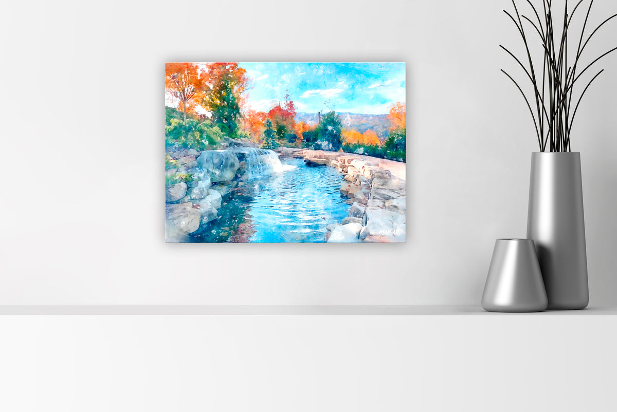 Away from it All – Smoky Mountains small canvas art print.