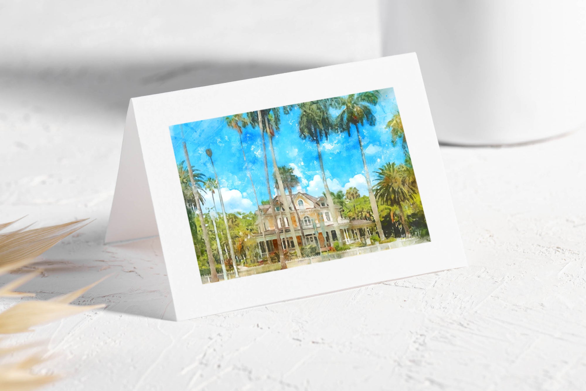 Burroughs Home - Fort Myers FL Greeting Card