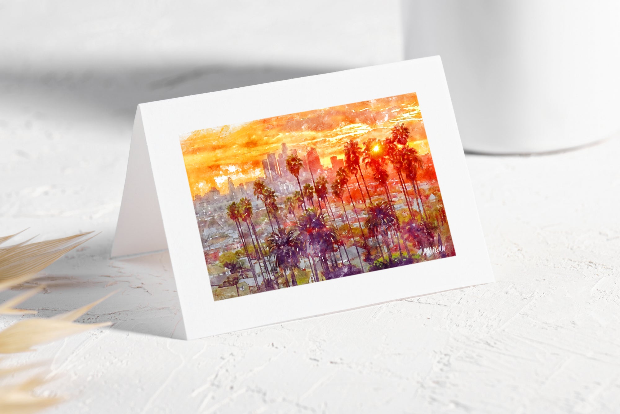 Los Angeles Watercolor Greeting Cards