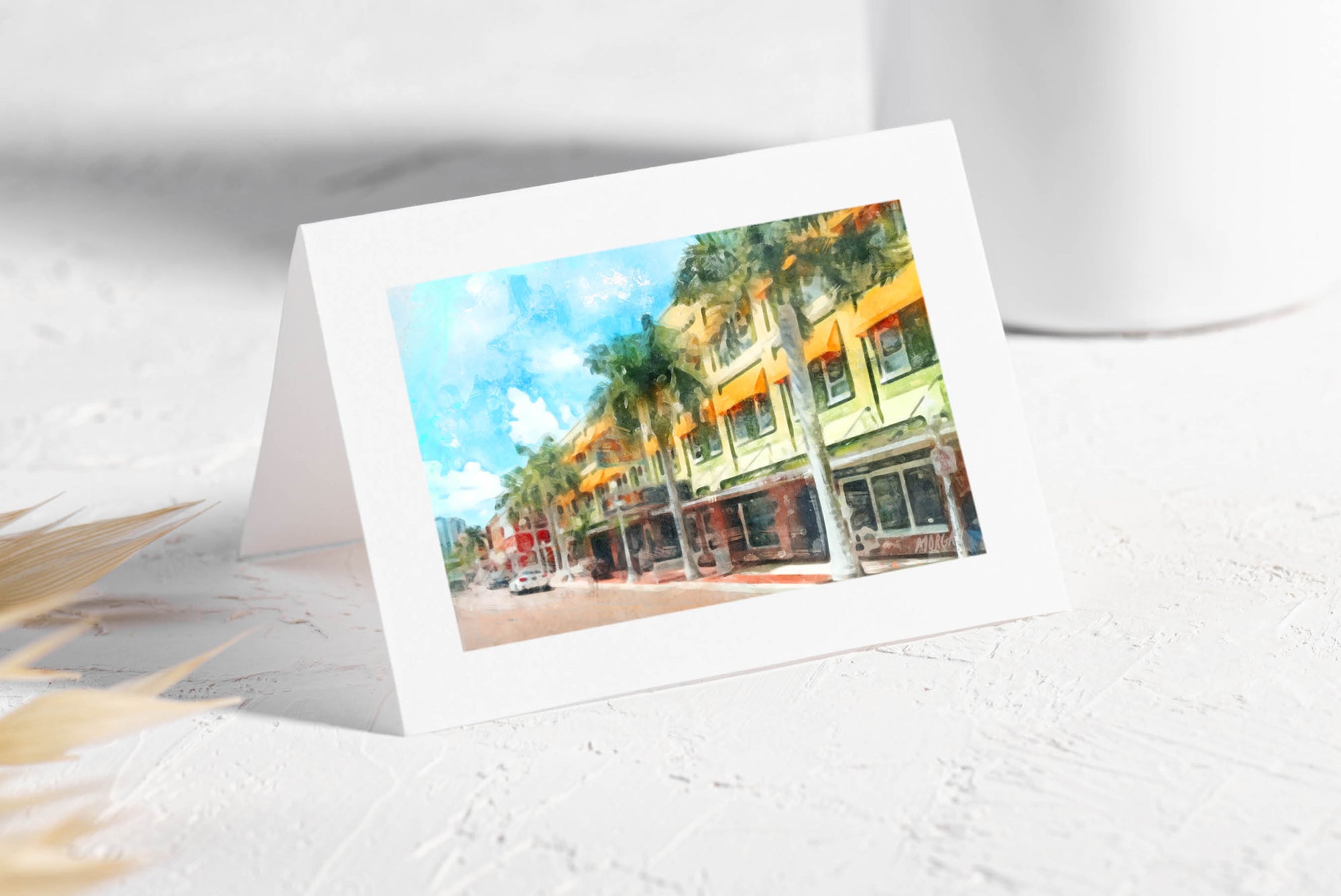 First Street - Ft Myers FL Greeting Cards