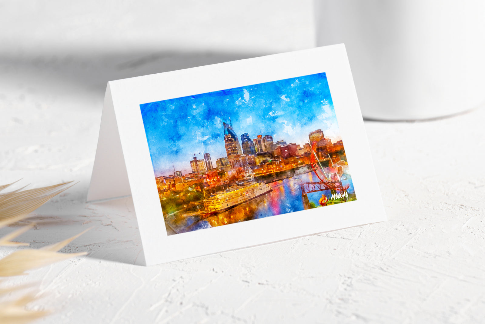 Downtown Nashville Greeting Cards