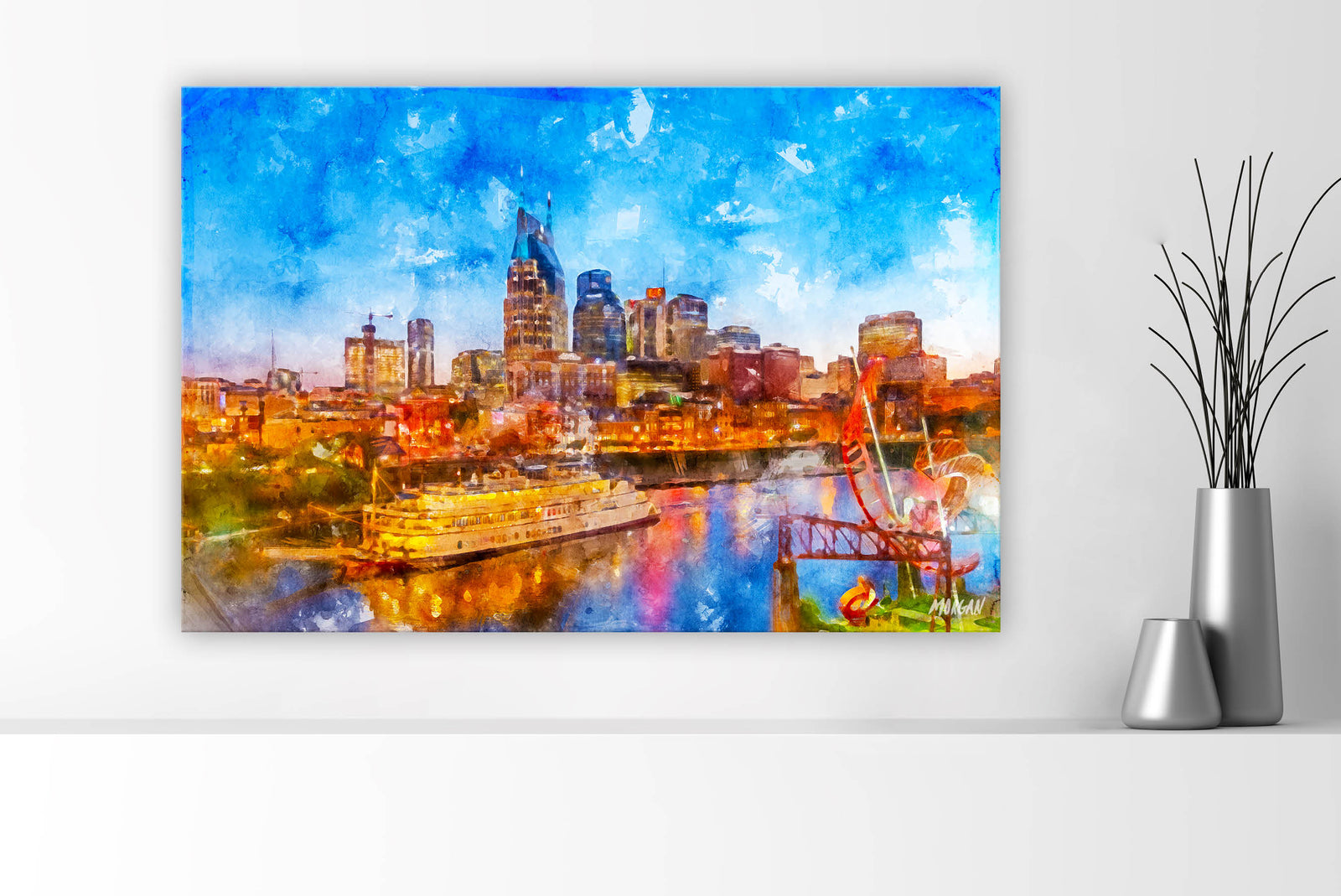Downtown Nashville TN Canvases