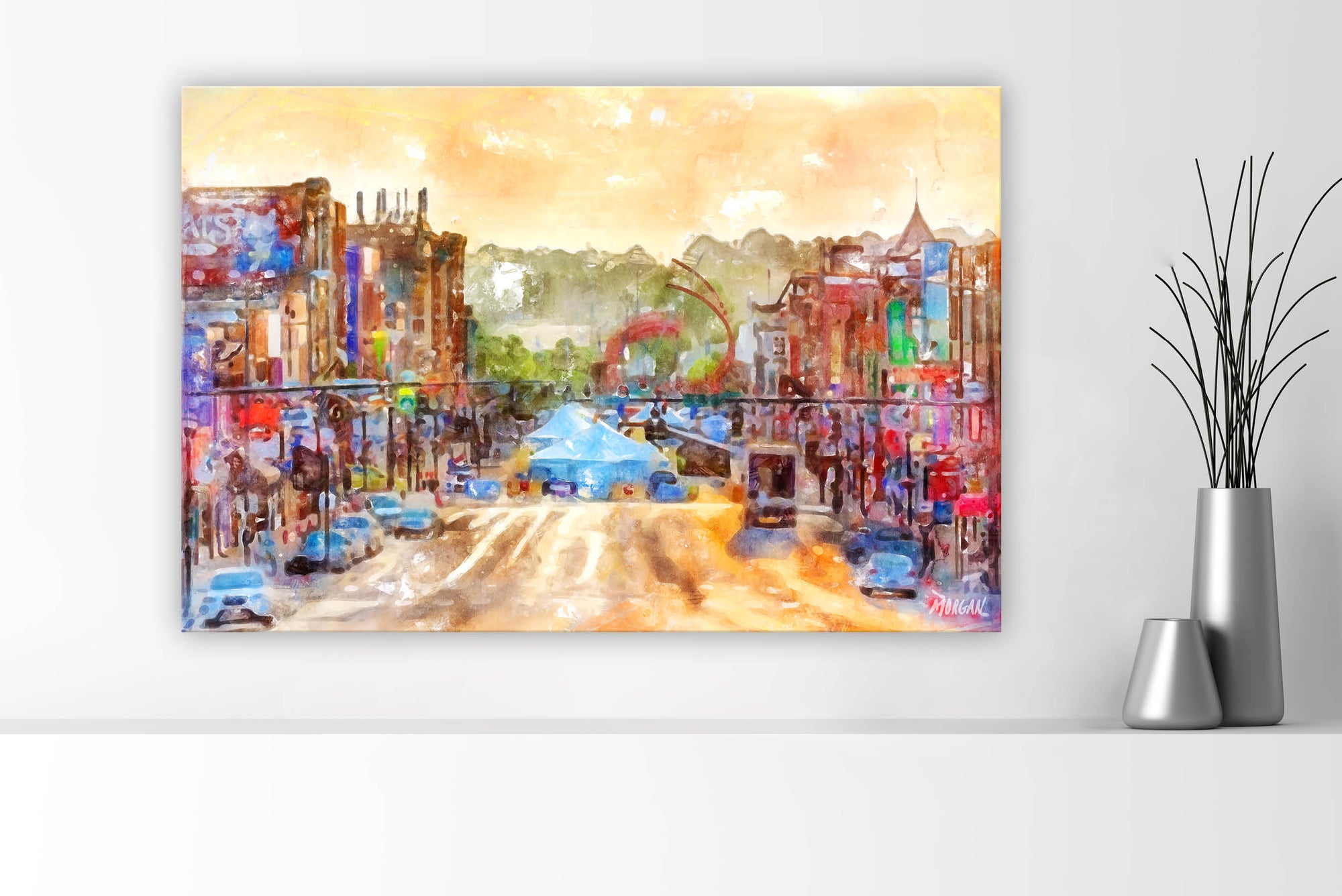 Honky Tonk Hwy Giclee Canvases