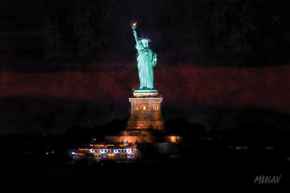 Statue of Liberty in New York City Giclee Art