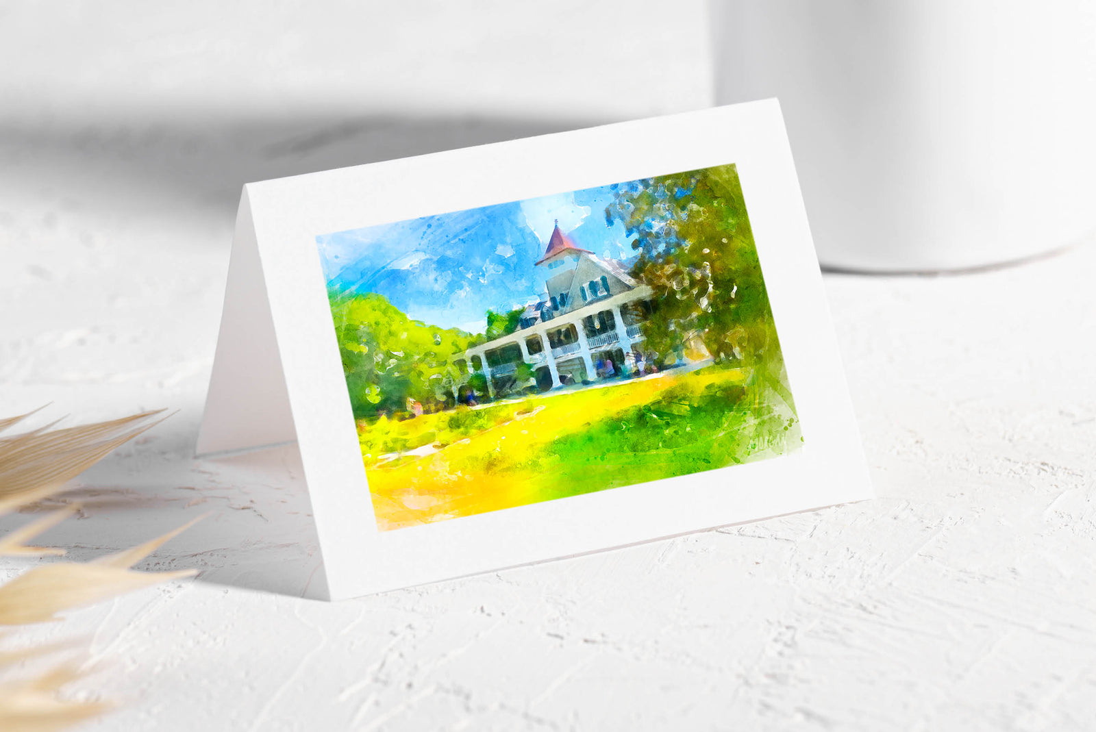 Magnolia Plantation Greeting Card - Charleston SC