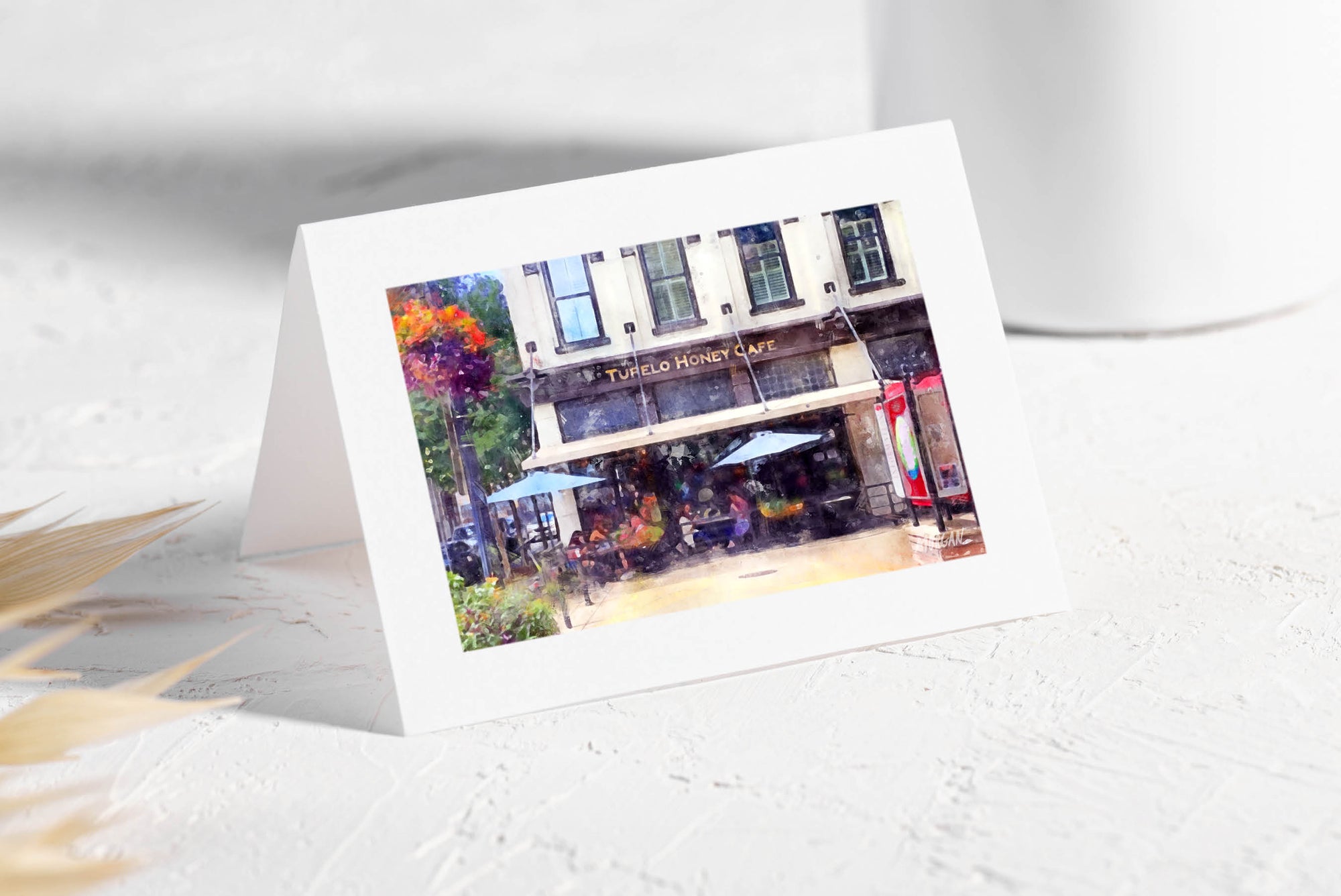 Tupelo Honey in Market Square Downtown Knoxville Greeting Cards