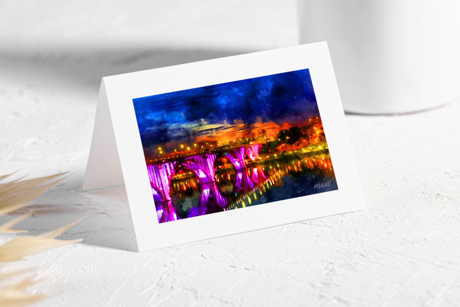 Henley Street Bridge Knoxville TN Greeting Card