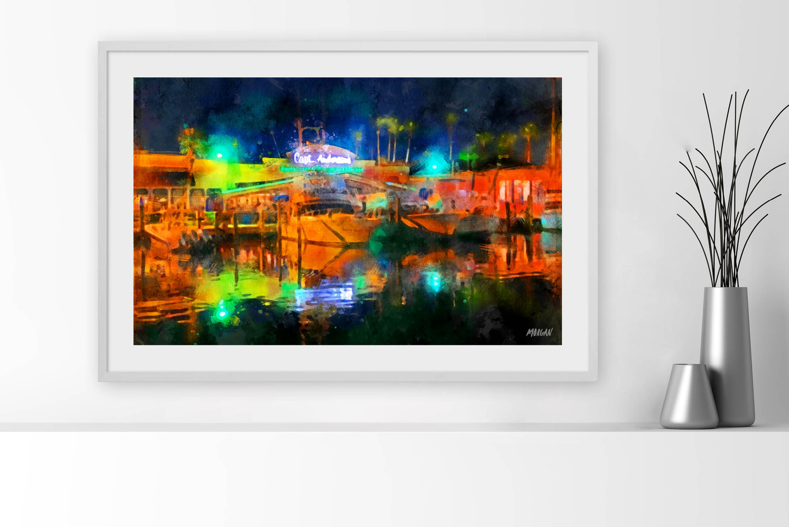 Captain Anderon's Iconic Waterfront Restaurant in PCB Florida Art Prints
