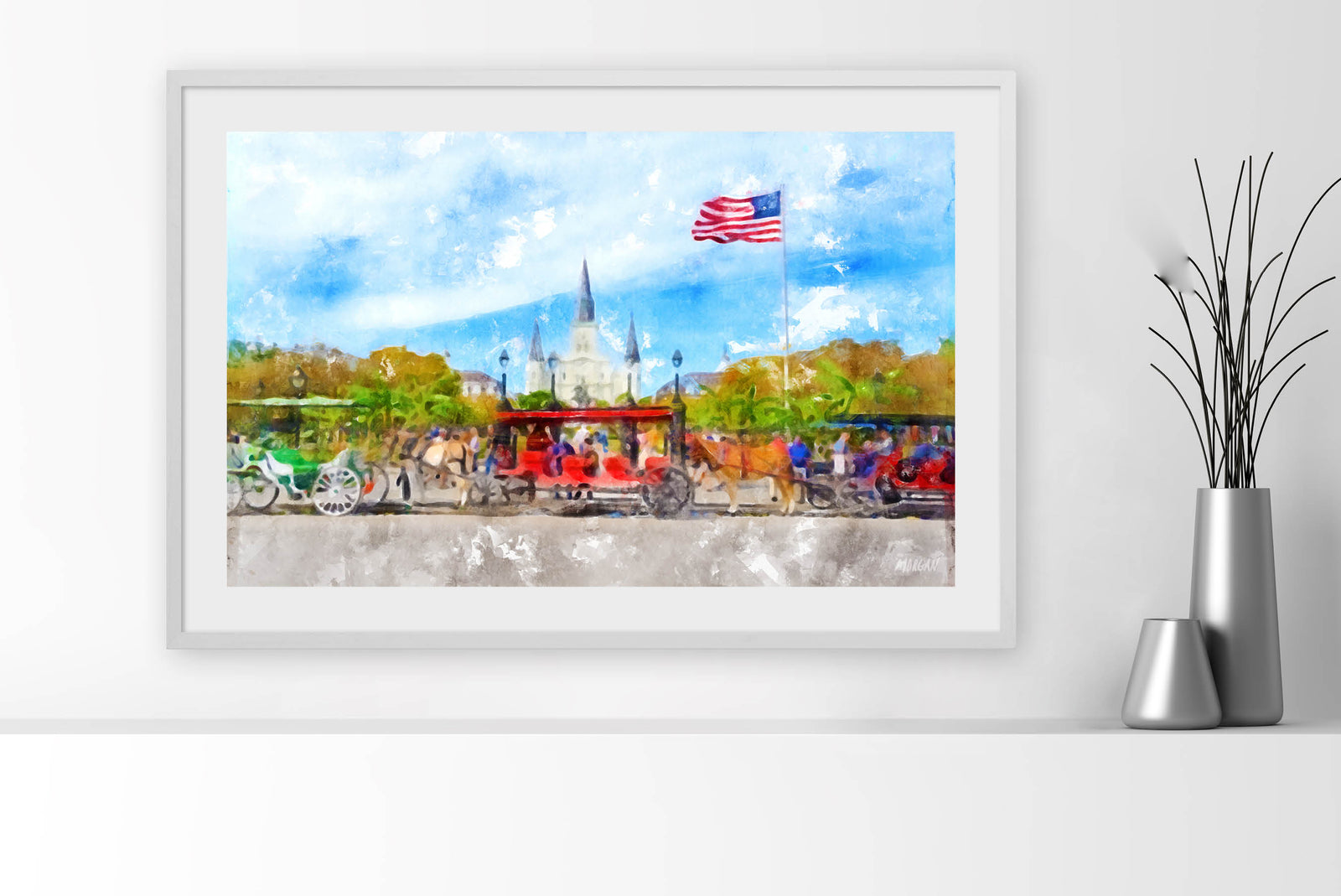 Jackson Square - New Orleans Framed Art Prints