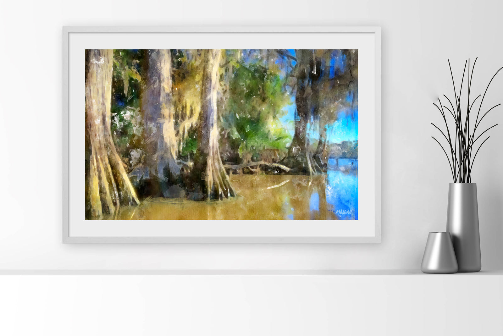 Swamp of New Orleans Framed Art Prints