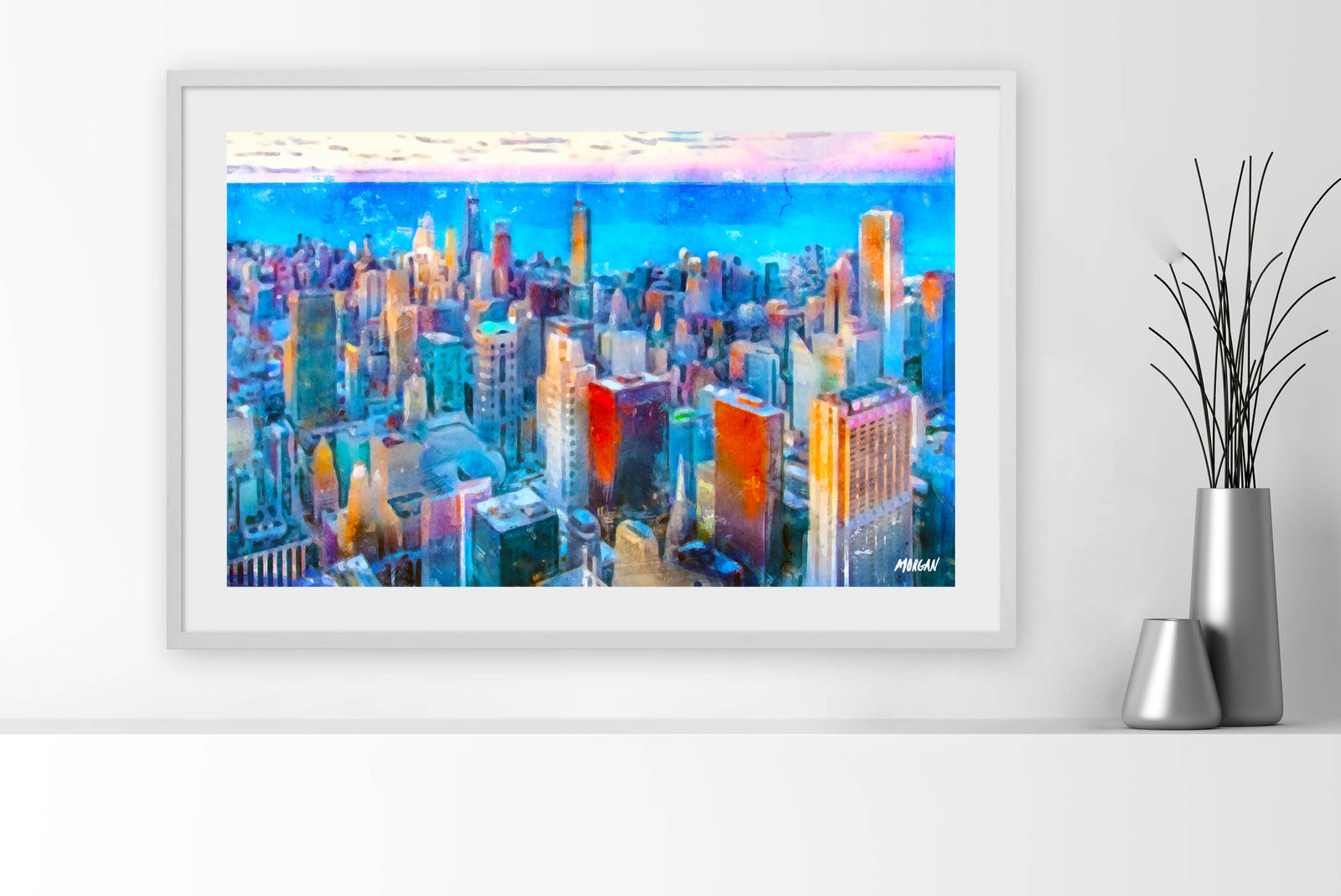 The Windy City - Chicago Skyline Framed Art Prints
