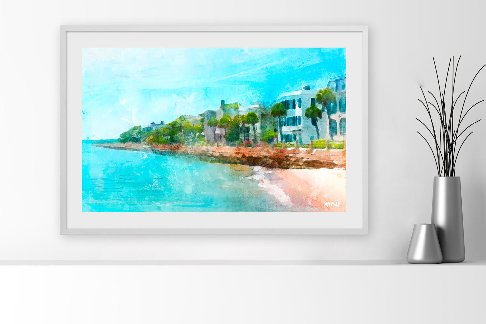 The Battery Watercolor Art Prints
