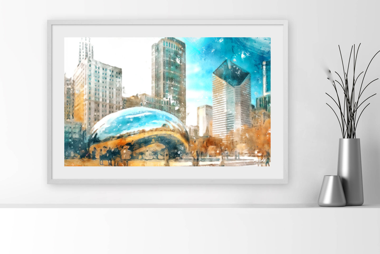 The Bean - Cloud Gate - Chicago IL Framed Art Prints