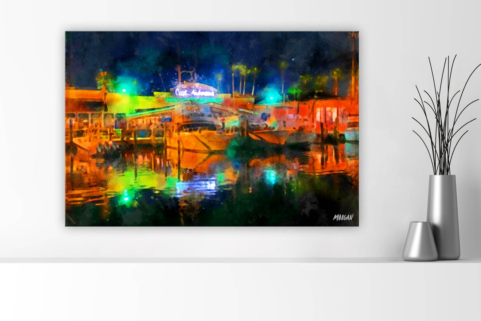 PCB iconic restaurant Captain Anderson's Canvases