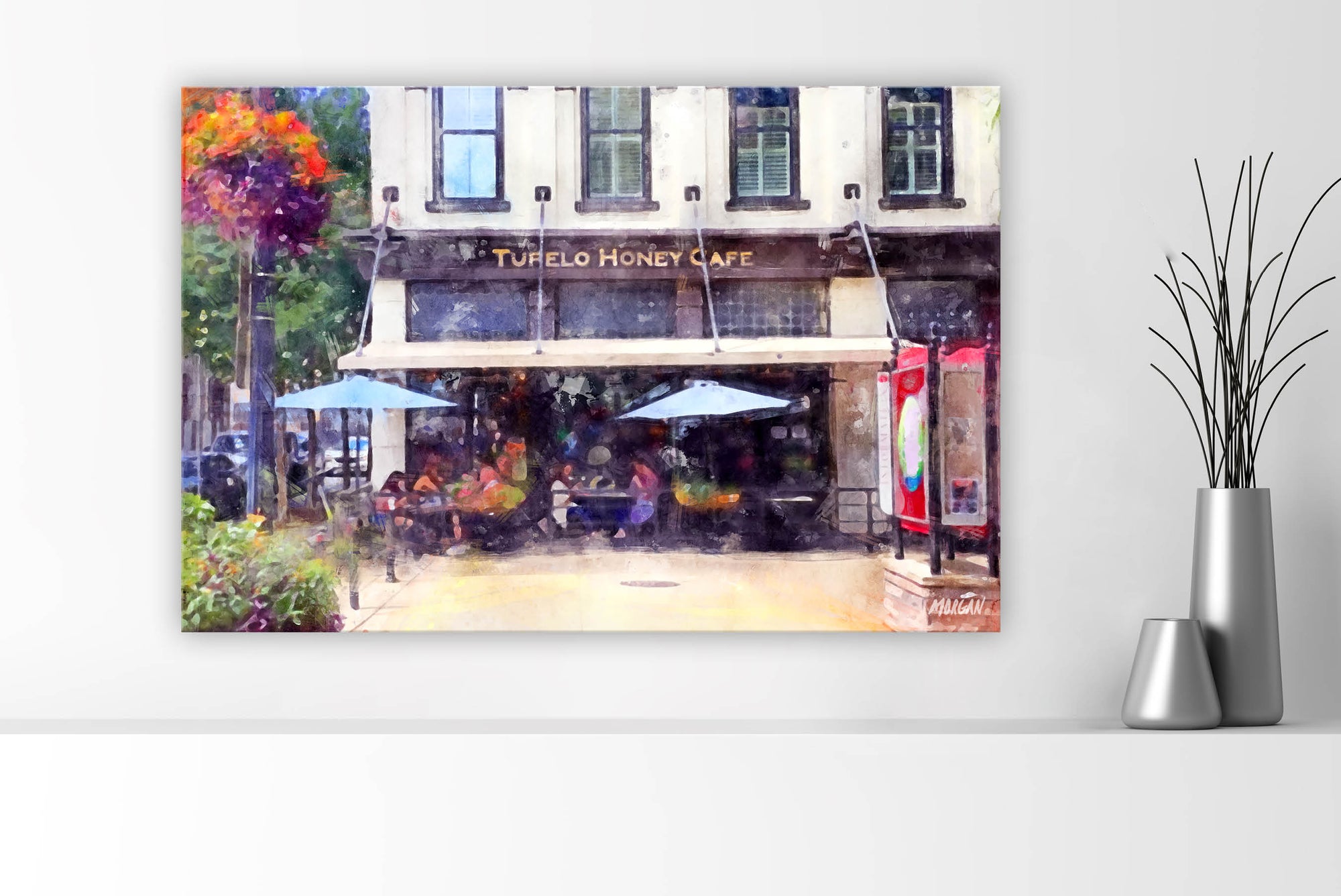 Tupelo Honey in Market Square Knoxville Canvas