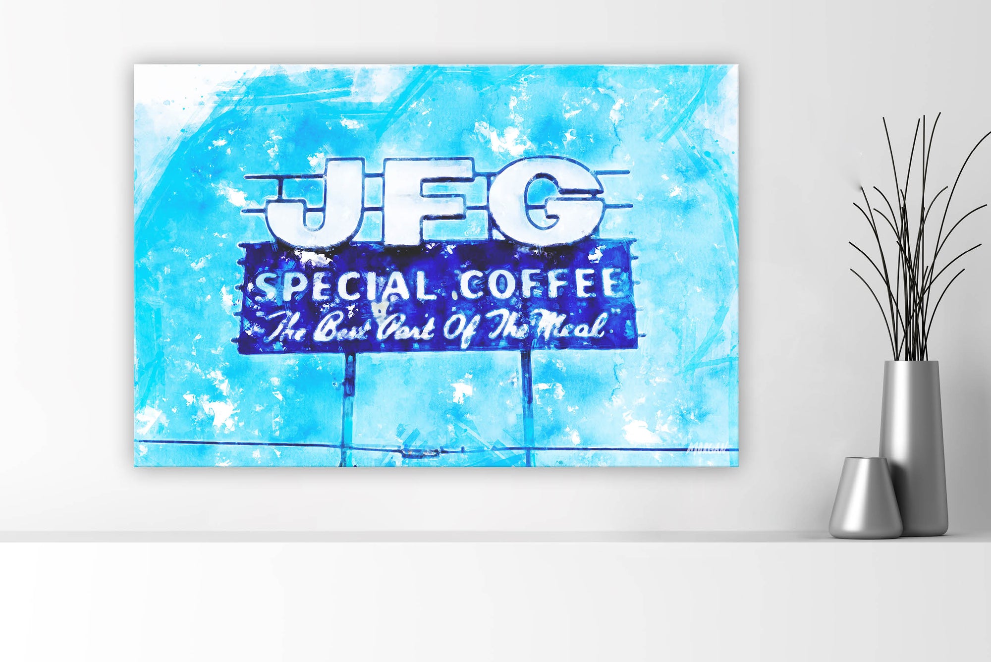 JFG Coffee Sign Knoxville Canvas