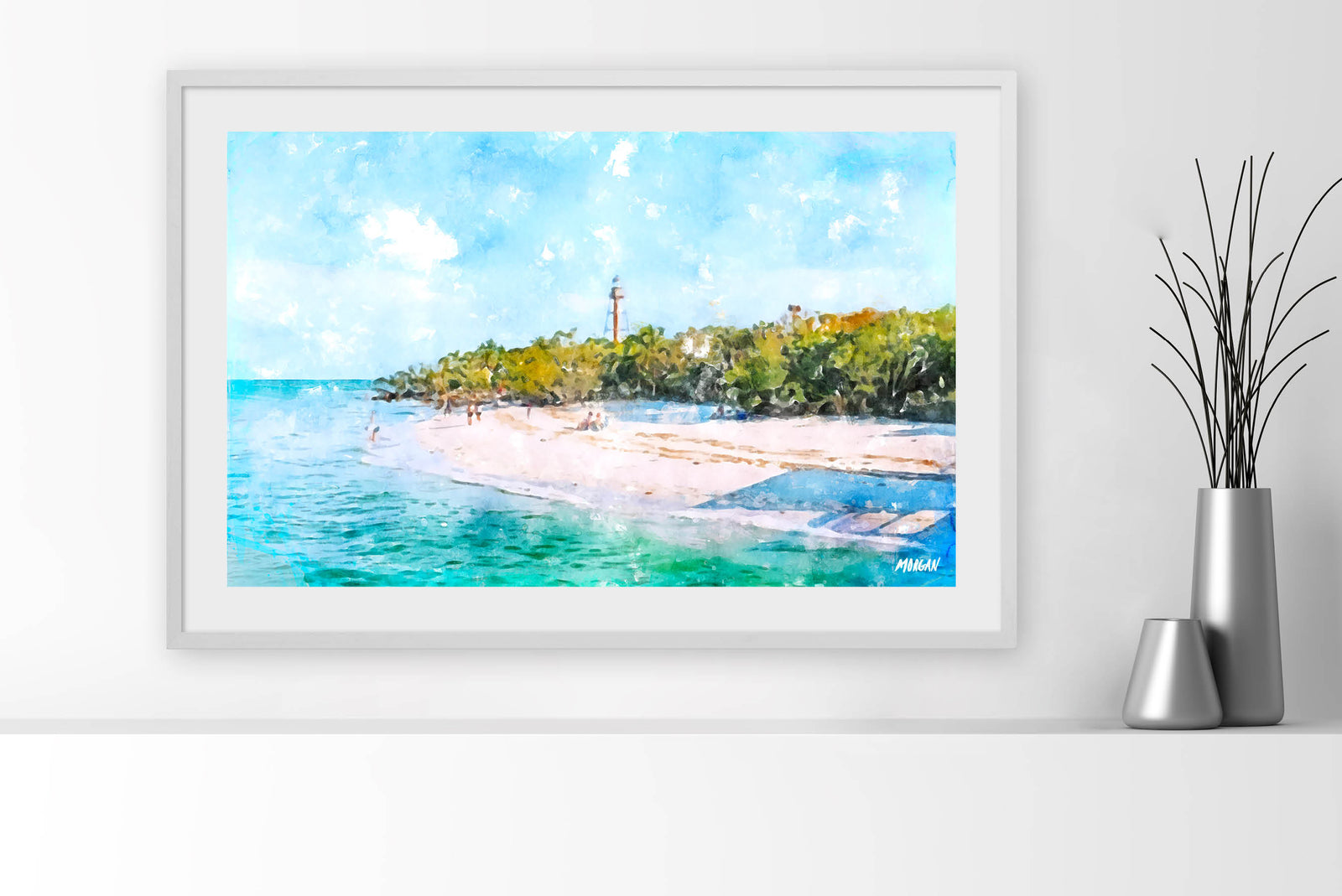 Sanibel Lighthouse Watercolor Art Prints