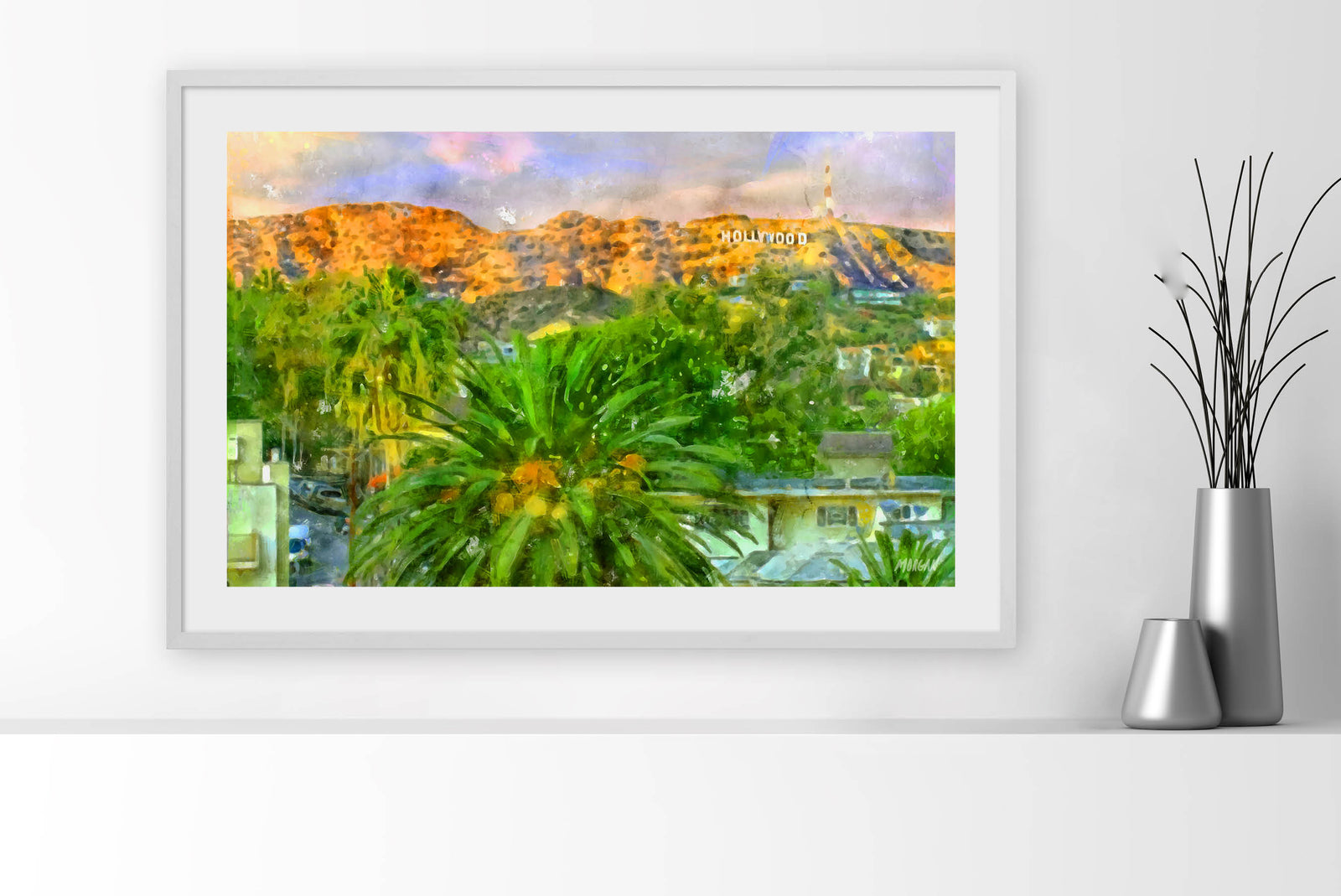 Hollywood Sign Framed Art Prints