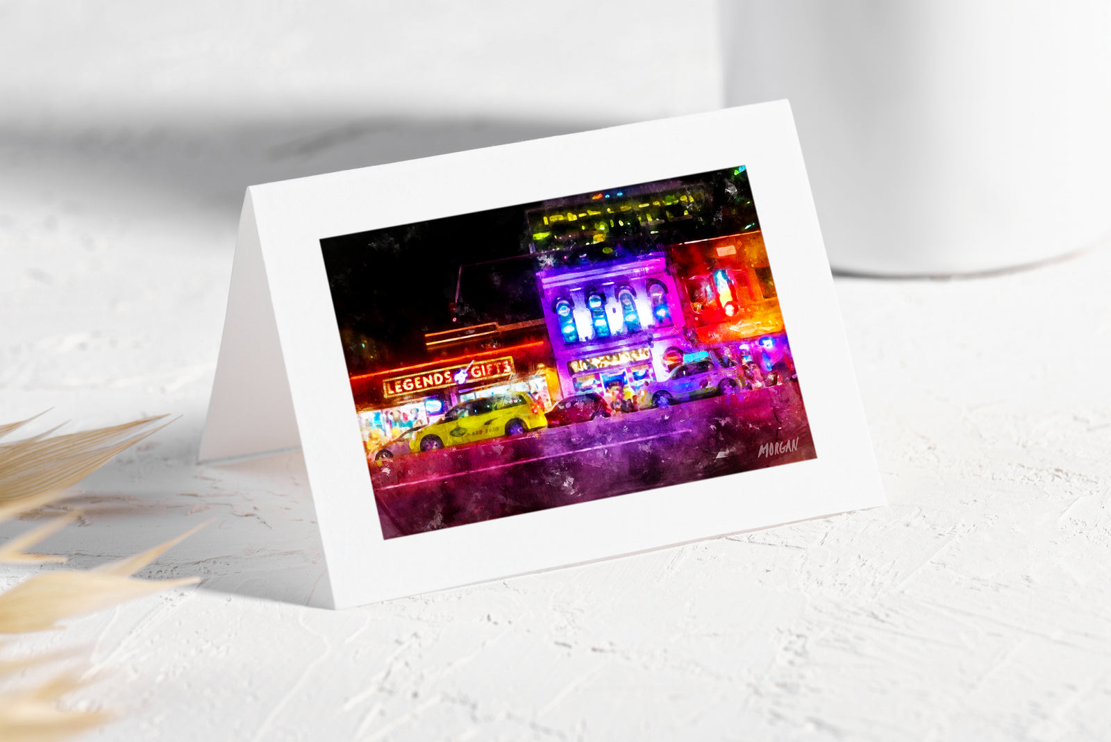 Tootsies Nashville TN Watercolor Greeting Card