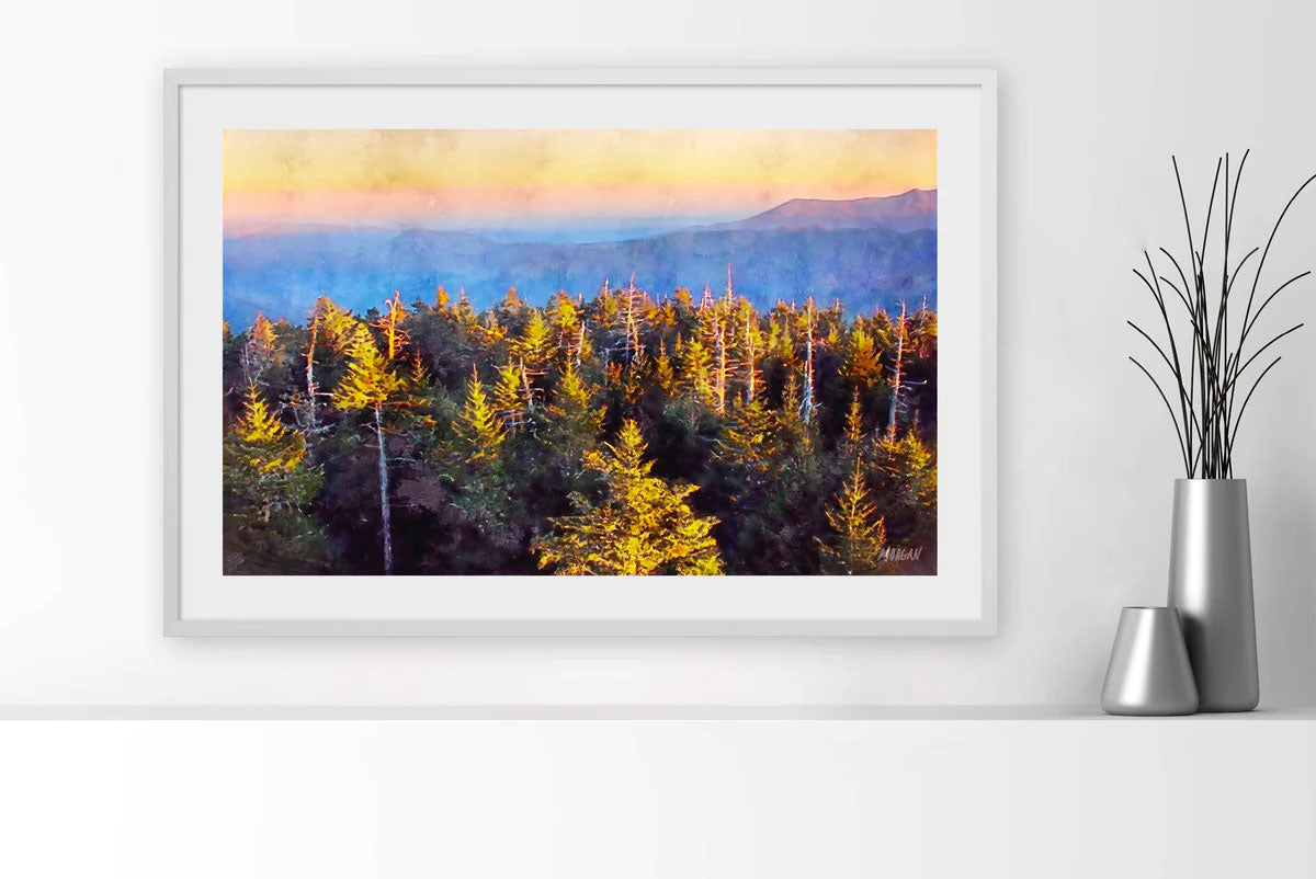 From Clingmans Dome Art Print Product