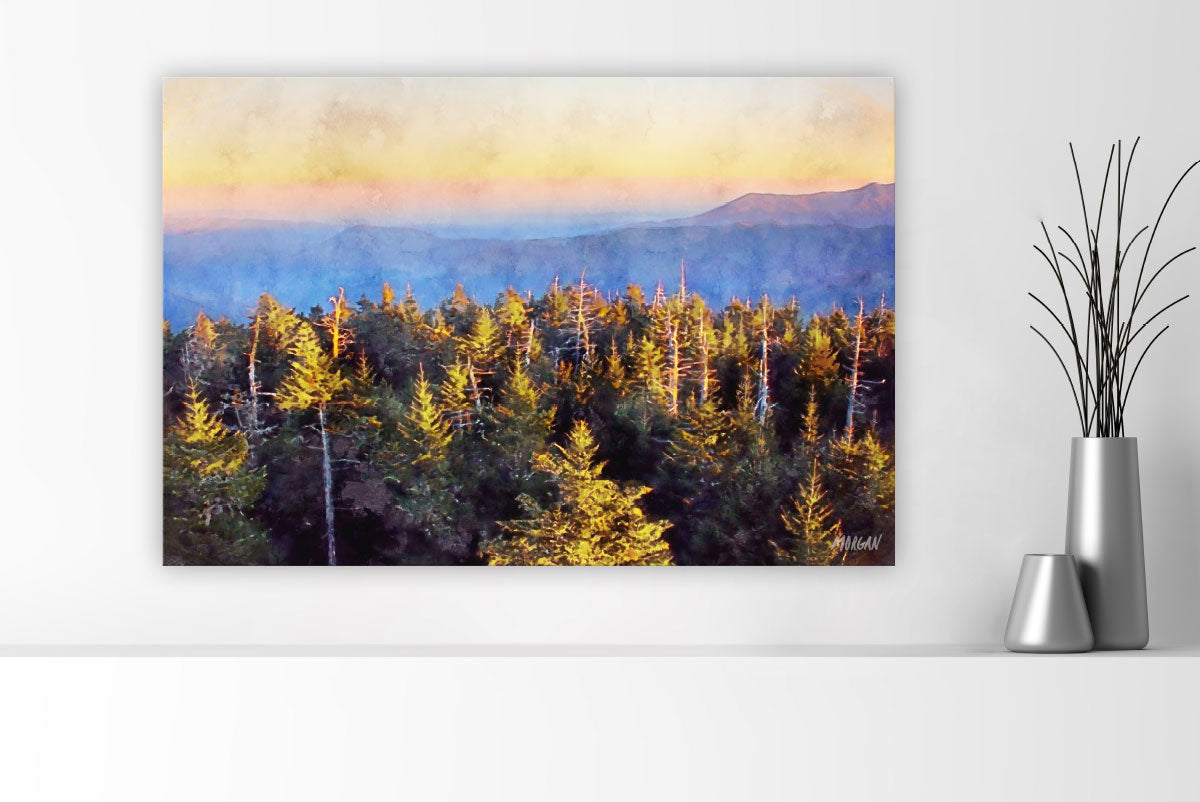 From Clingmans Dome Canvas Product