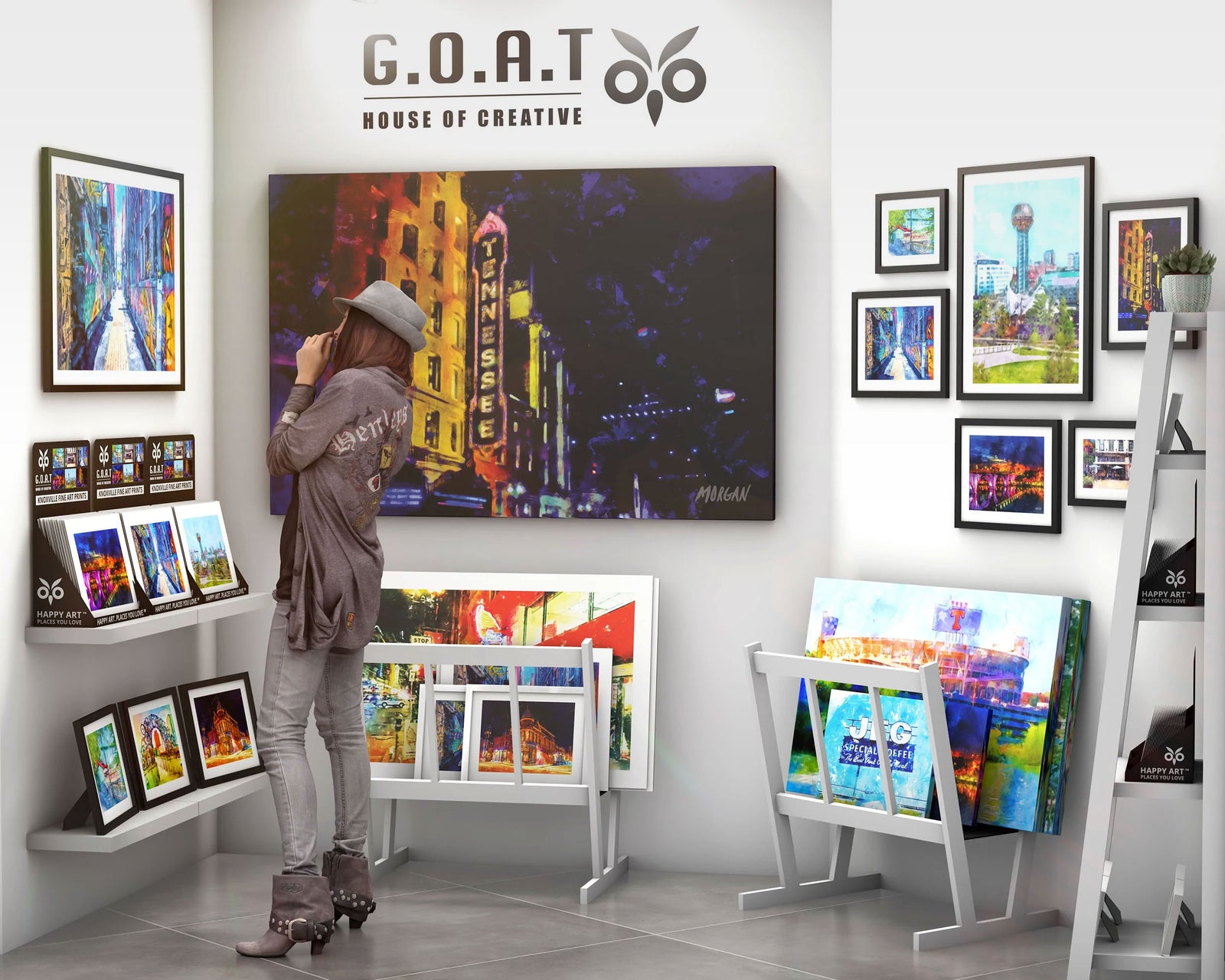 G.O.A.T House of Creative Retail Gallery