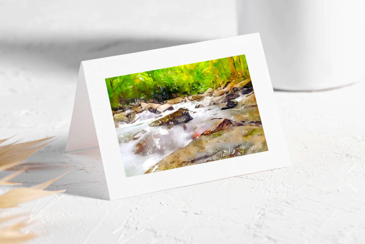 Mountain Stream Greeting Card Product
