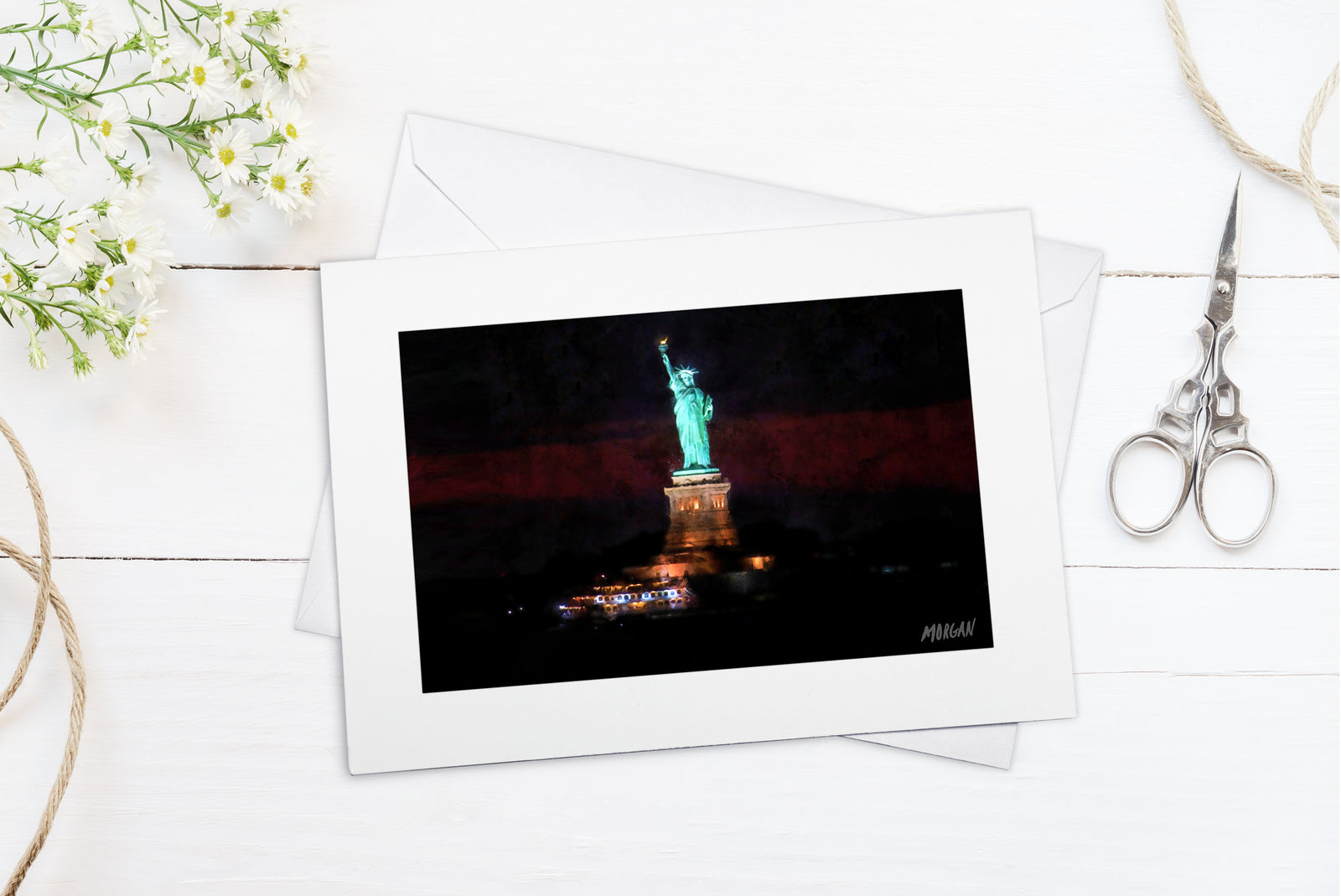 Statue of Liberty Art Card