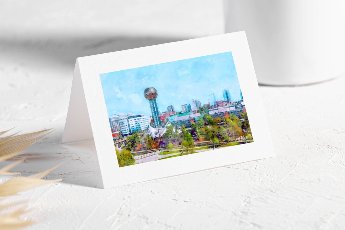 Knoxville Skyline - Knoxville Art Cards