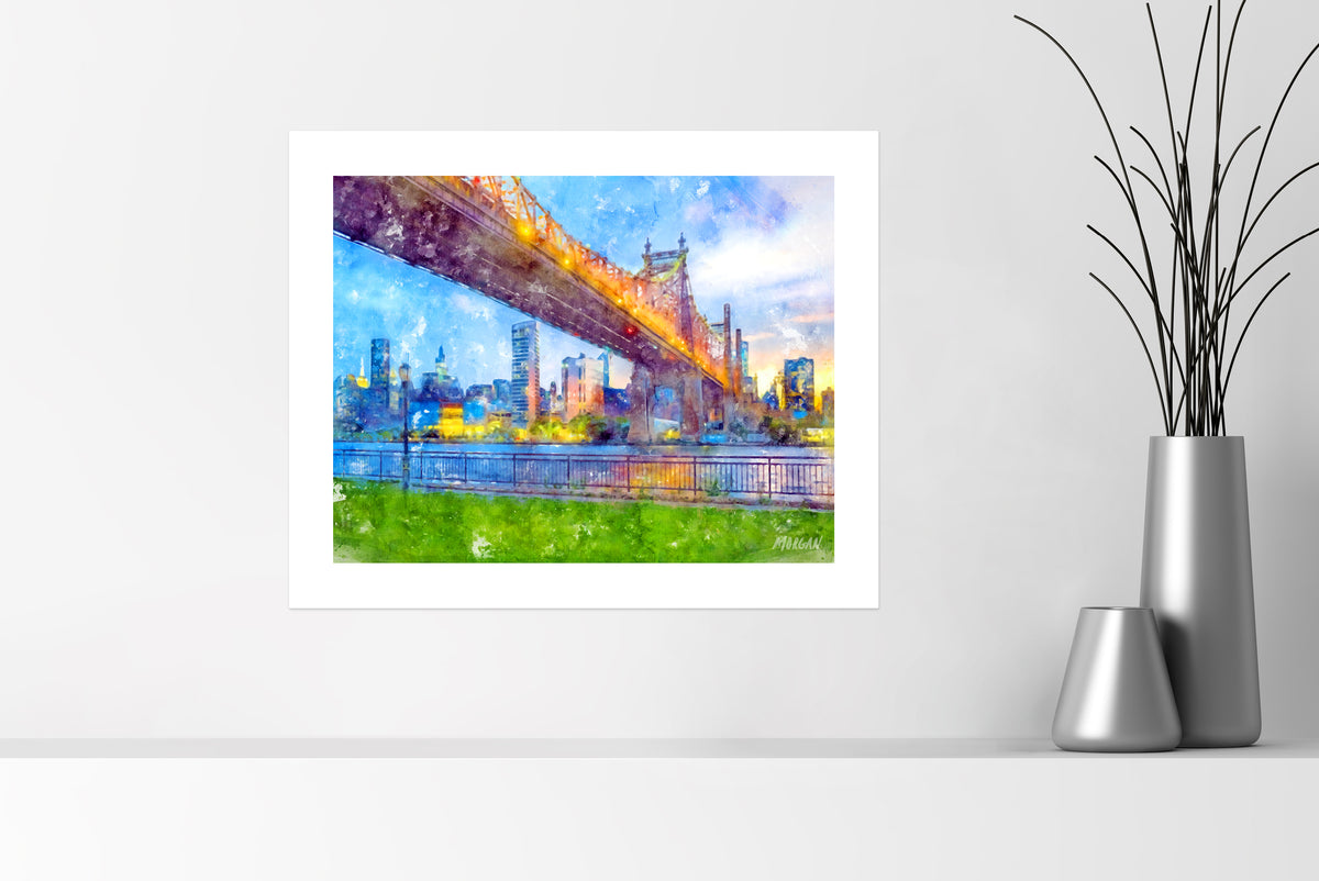 Brooklyn Bridge 20&quot;x16&quot; Art Print