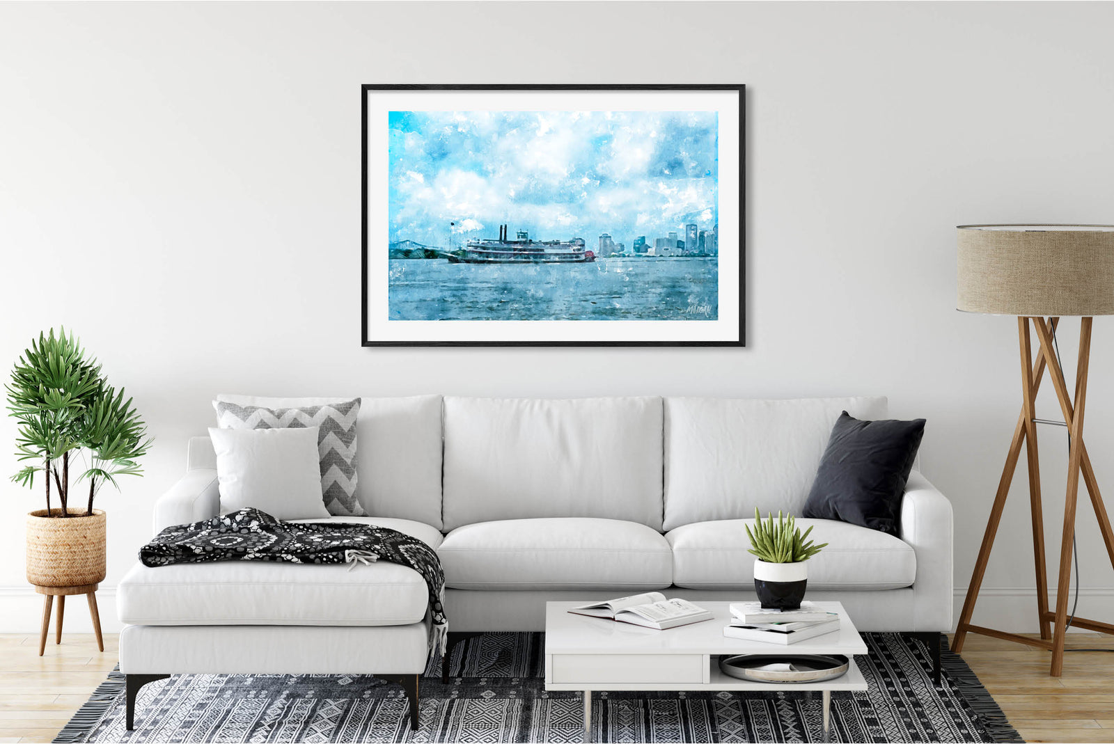 The Big Easy - New Orleans Art Print in Room