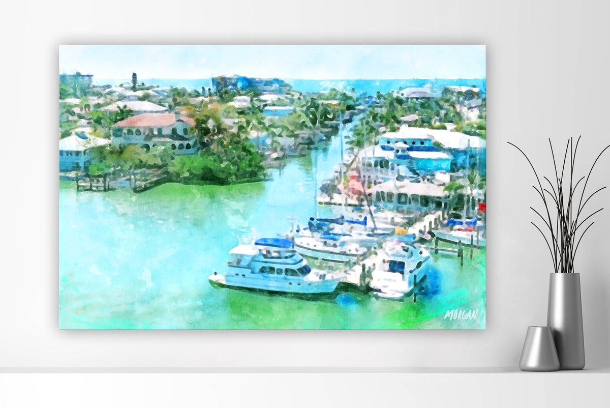 Matanzas Harbor FL 60x40 Canvas