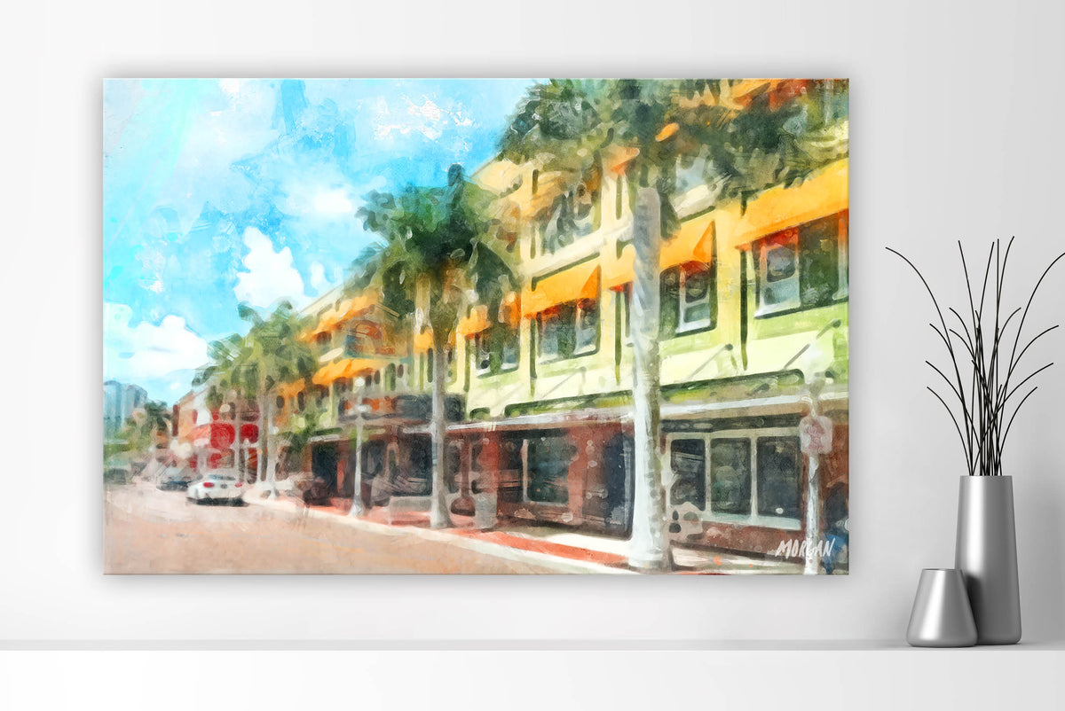 First Street Fort Myers Canvas 60x40