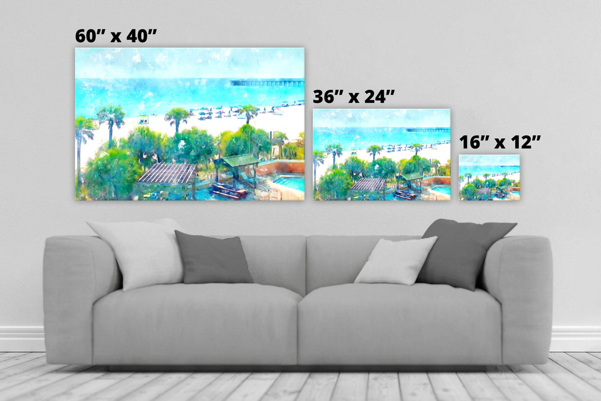 From the Balcony - PCB Canvas sizes