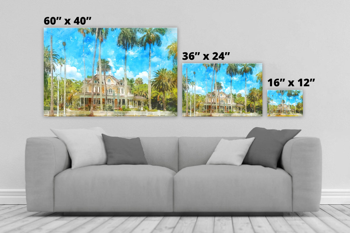Burroughs Home Canvas sizes