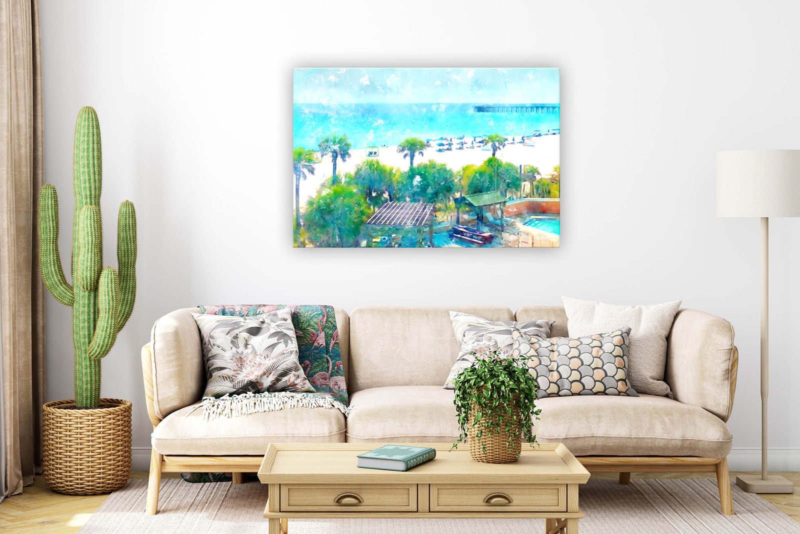 Panama City Beach - Form the Balcony Canvas in room