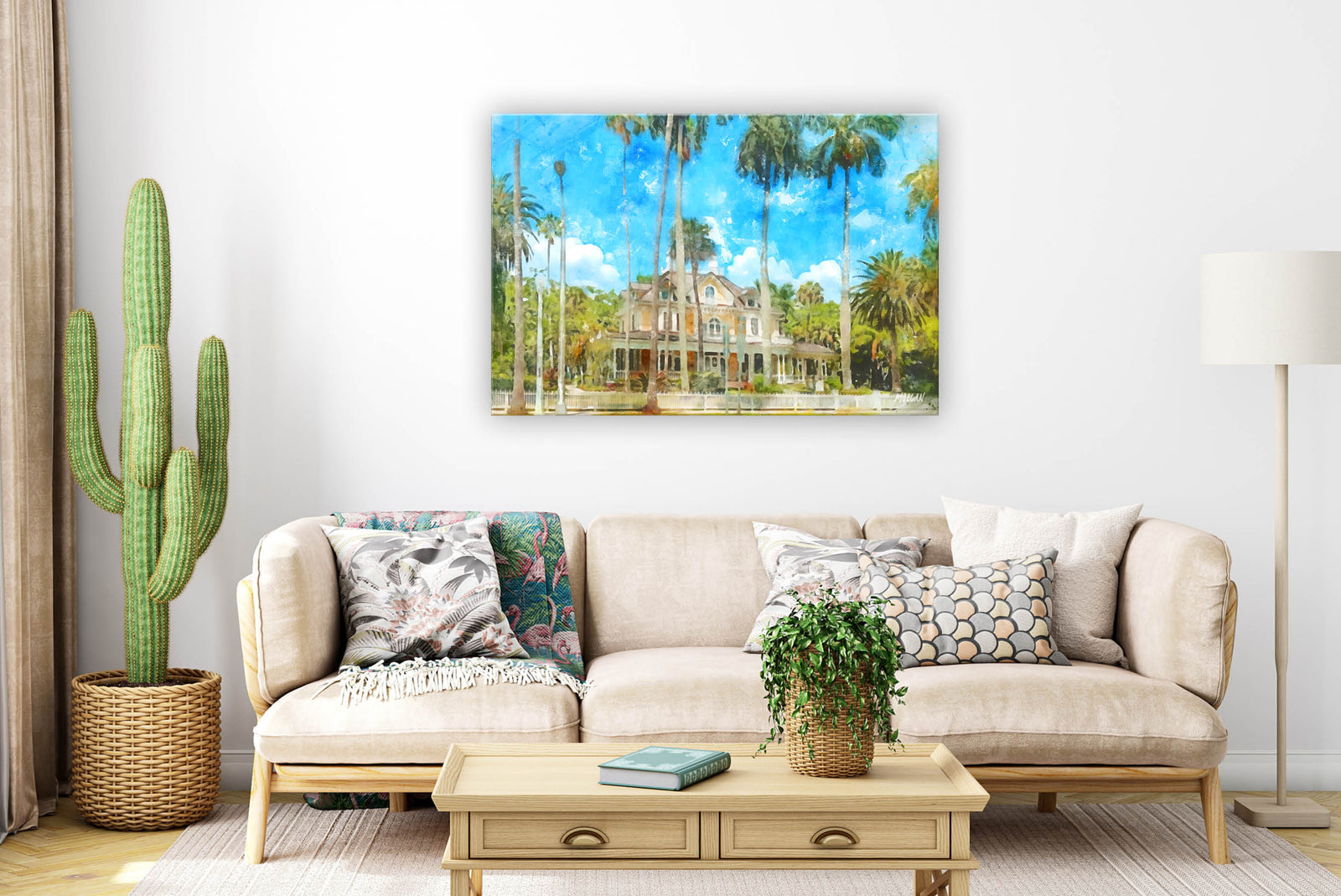 Burroughs Home Canvas in home