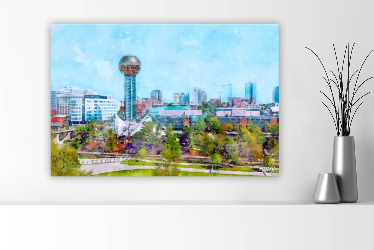 Knoxville Skyline - Knoxville Canvases