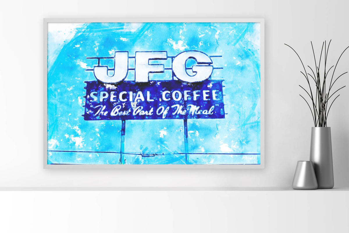 JFG Coffee Sign - Knoxville Canvases