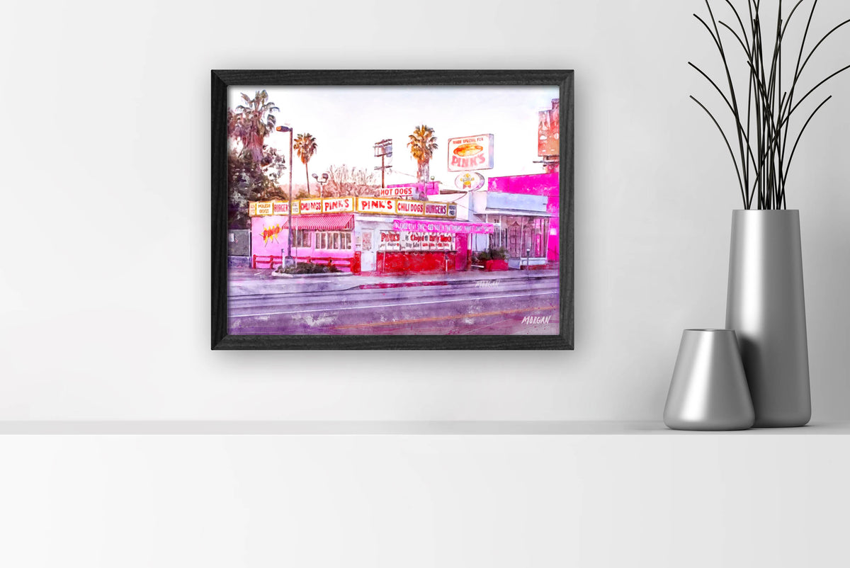 Pink&#39;s Hot Dogs - Los Angeles Canvases