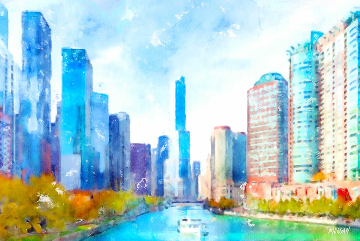 Chicago River - Chicago Canvases