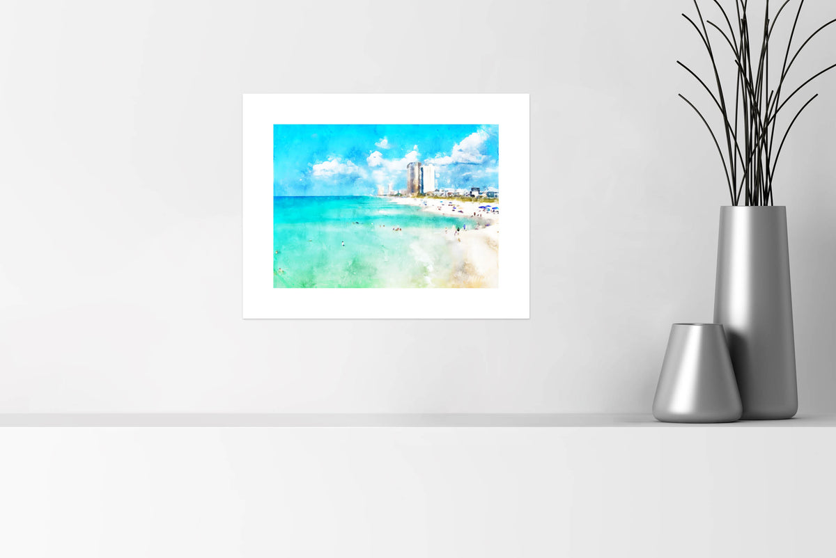 14 x 11 Panama City Beach Unframed Art Prints