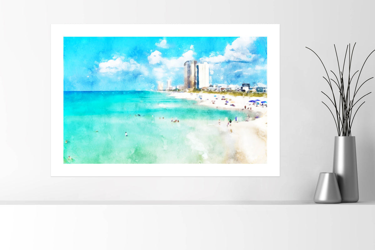 36 x 24 Panama City Beach Unframed Art Prints