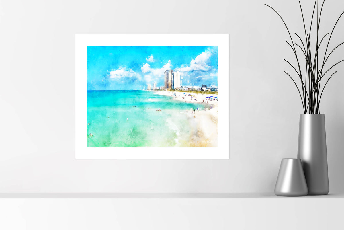 20 x 16 Panama City Beach Unframed Art Prints