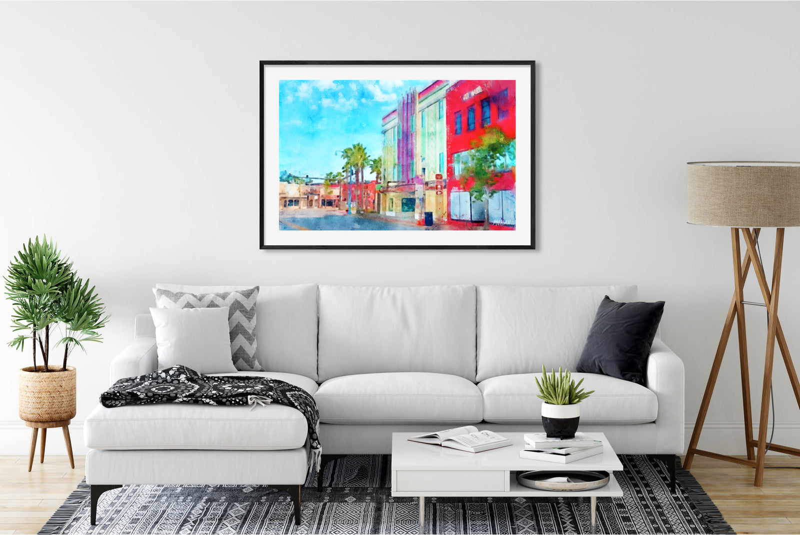The Golden Age - Panama City Beach Art Print in Room