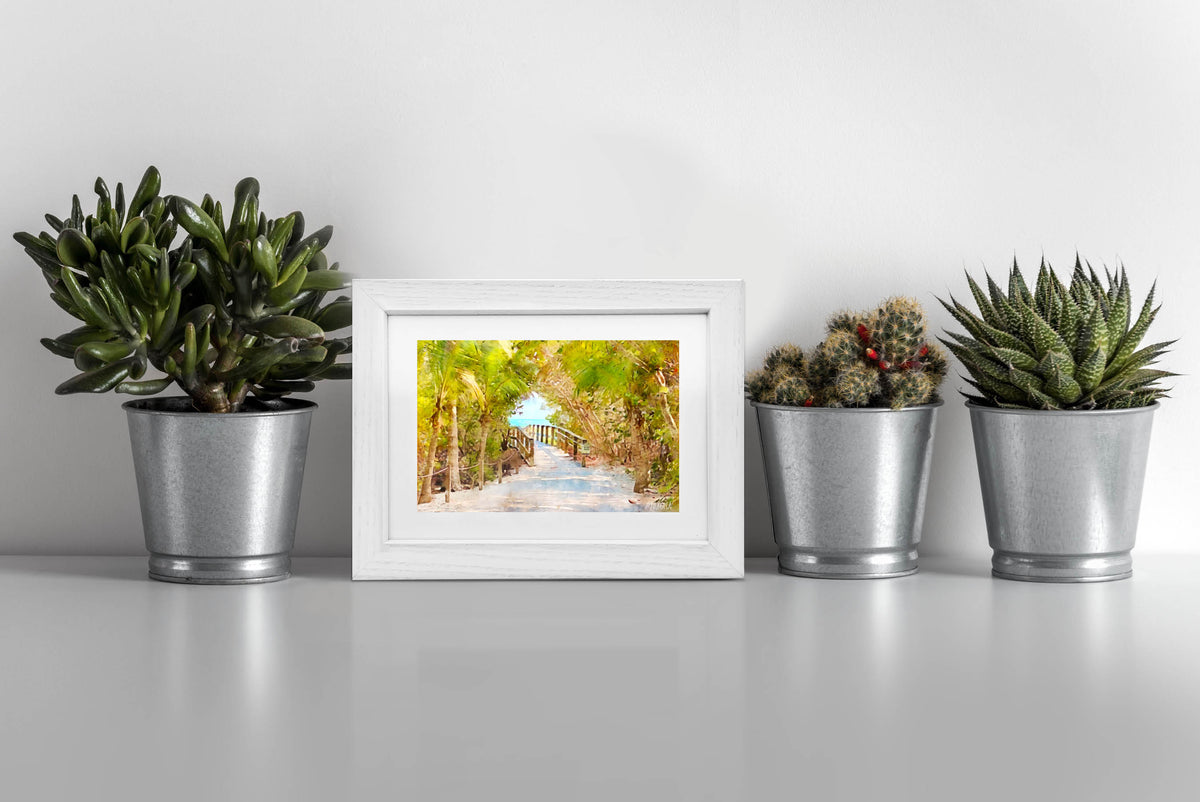 Tunnel to the Sea - Ft. Myers / Sanibel Art Card